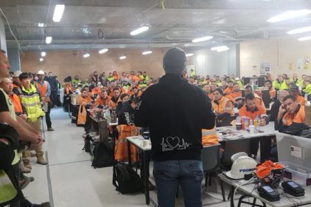 CFMEU Members at Vicpol Probuild job raised $11,060